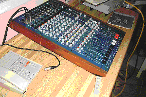Control room 8x2 mixer